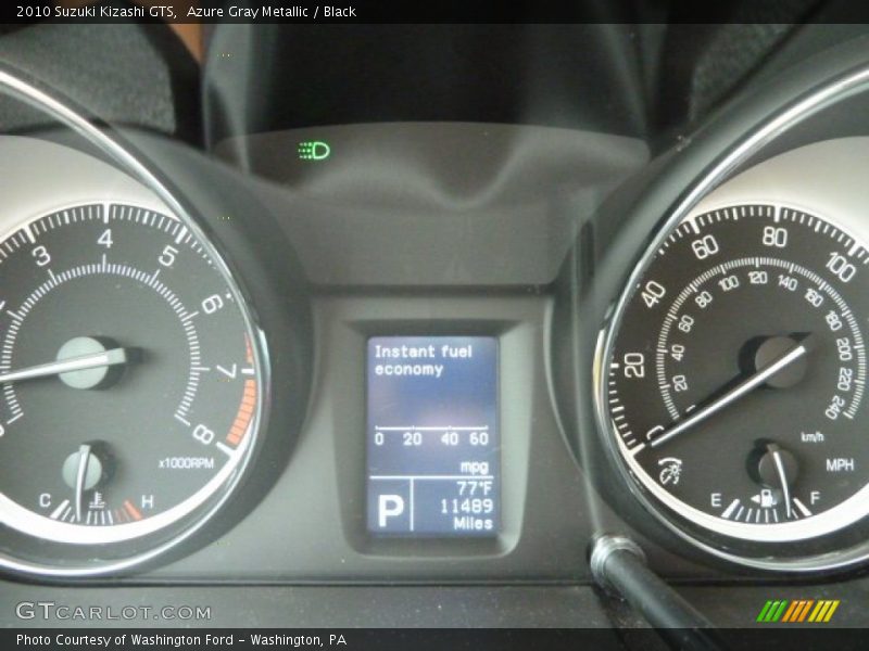 Azure Gray Metallic / Black 2010 Suzuki Kizashi GTS