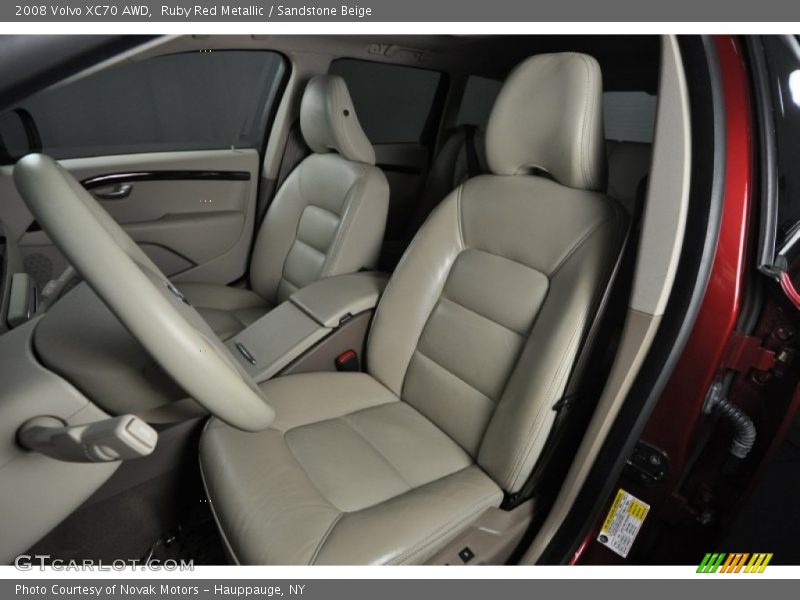 Ruby Red Metallic / Sandstone Beige 2008 Volvo XC70 AWD
