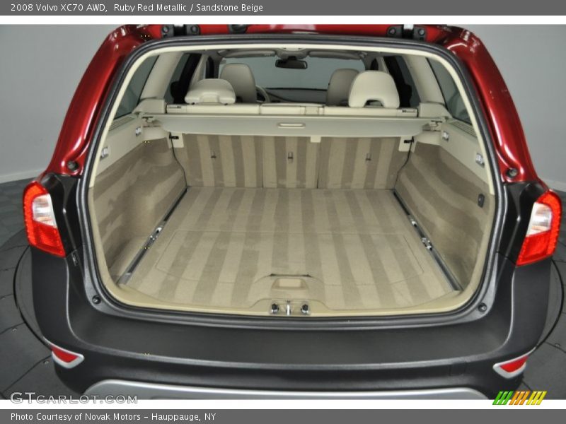 Ruby Red Metallic / Sandstone Beige 2008 Volvo XC70 AWD