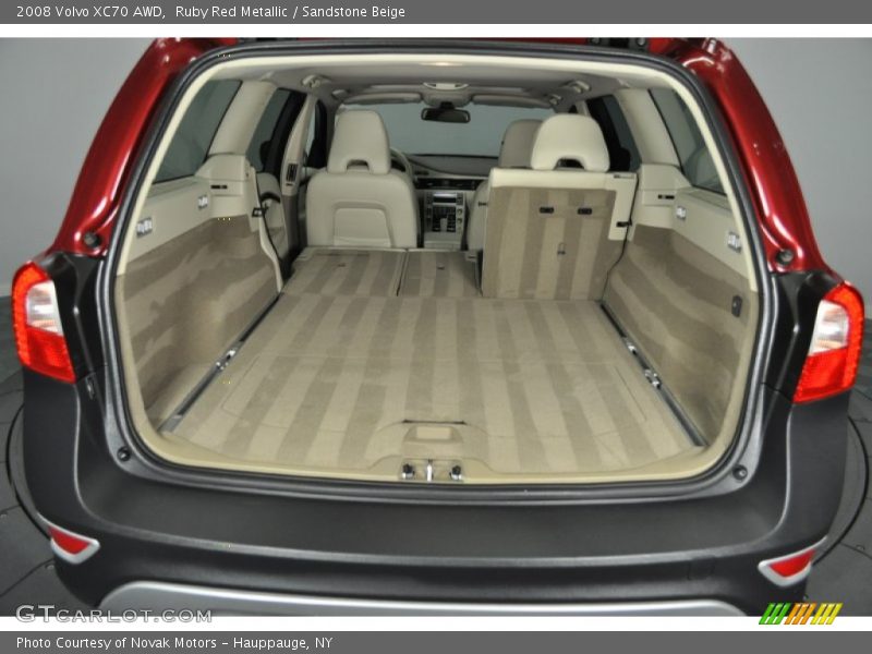 Ruby Red Metallic / Sandstone Beige 2008 Volvo XC70 AWD
