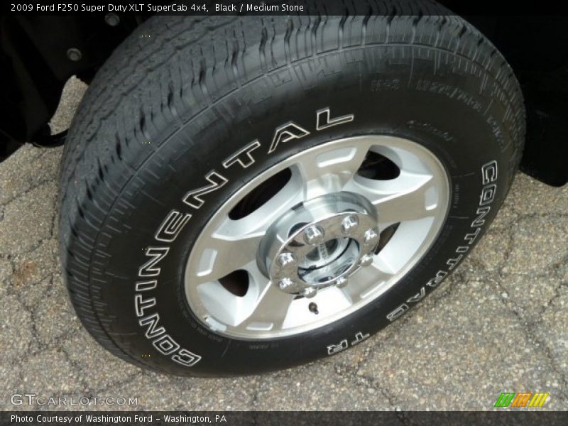 Black / Medium Stone 2009 Ford F250 Super Duty XLT SuperCab 4x4