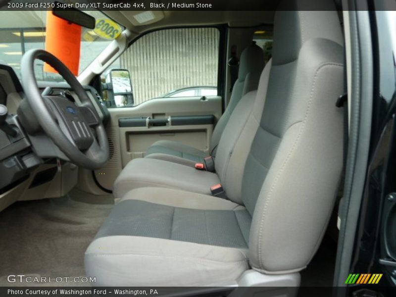 Black / Medium Stone 2009 Ford F250 Super Duty XLT SuperCab 4x4