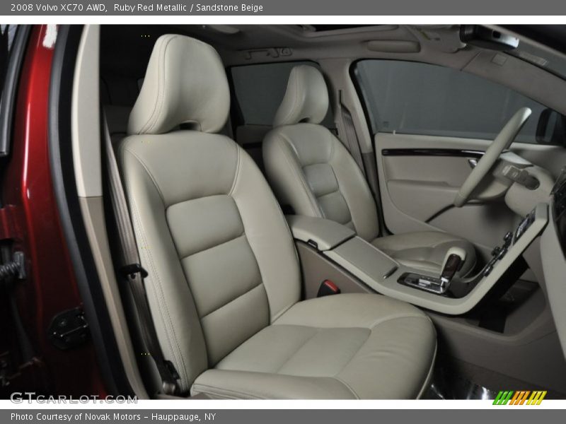 Ruby Red Metallic / Sandstone Beige 2008 Volvo XC70 AWD