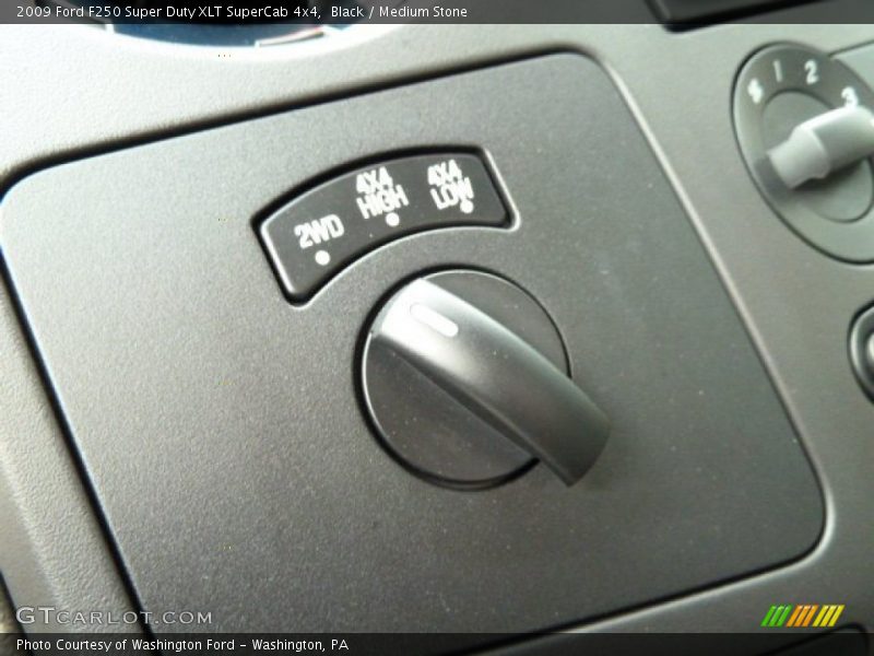 Black / Medium Stone 2009 Ford F250 Super Duty XLT SuperCab 4x4