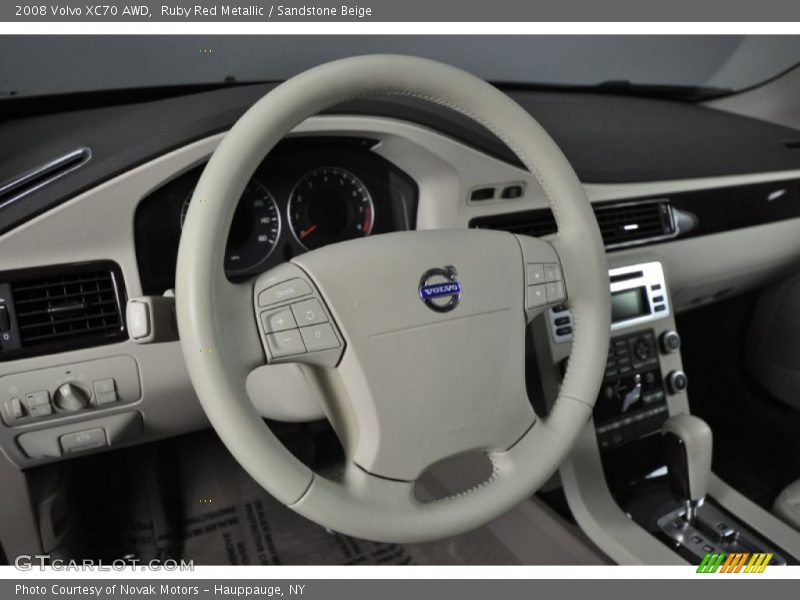 Ruby Red Metallic / Sandstone Beige 2008 Volvo XC70 AWD