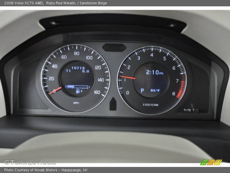 Ruby Red Metallic / Sandstone Beige 2008 Volvo XC70 AWD