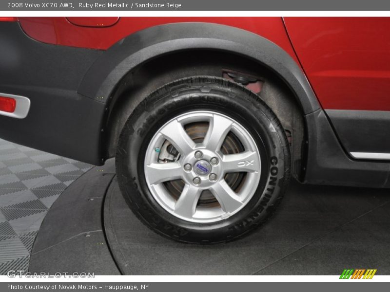 Ruby Red Metallic / Sandstone Beige 2008 Volvo XC70 AWD