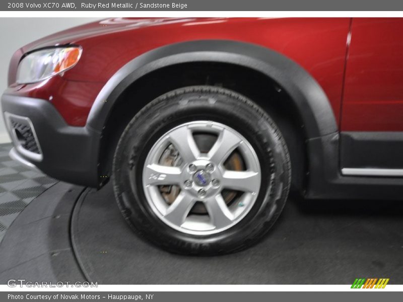 Ruby Red Metallic / Sandstone Beige 2008 Volvo XC70 AWD
