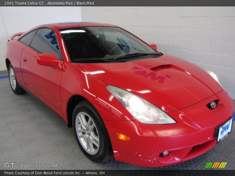 Absolutely Red / Black/Red 2001 Toyota Celica GT