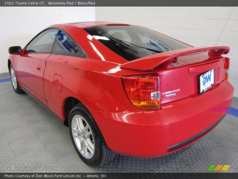 Absolutely Red / Black/Red 2001 Toyota Celica GT