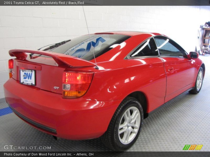 Absolutely Red / Black/Red 2001 Toyota Celica GT