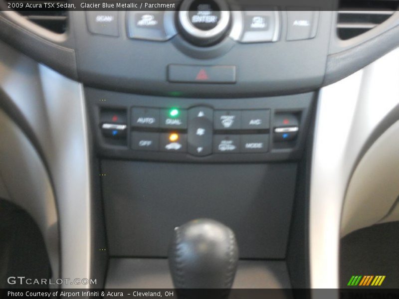 Glacier Blue Metallic / Parchment 2009 Acura TSX Sedan