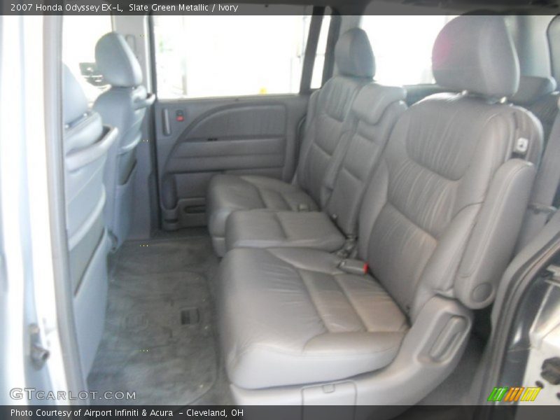 Slate Green Metallic / Ivory 2007 Honda Odyssey EX-L