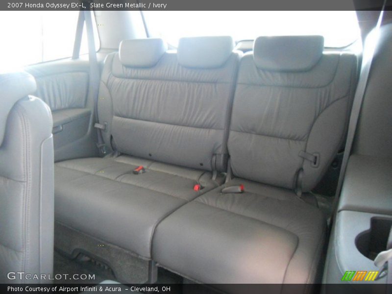 Slate Green Metallic / Ivory 2007 Honda Odyssey EX-L