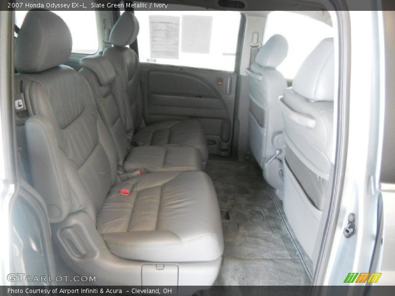 Slate Green Metallic / Ivory 2007 Honda Odyssey EX-L
