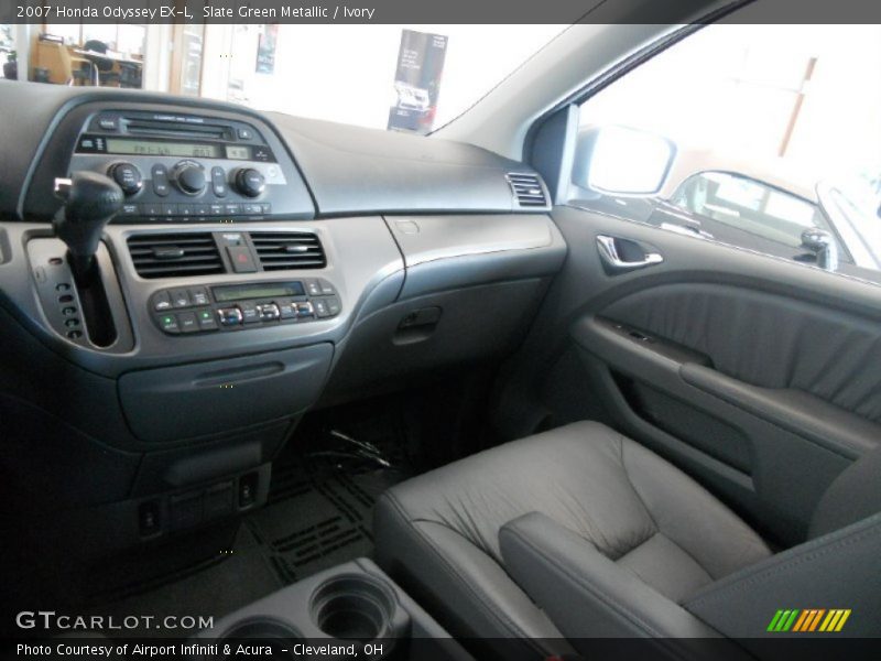 Slate Green Metallic / Ivory 2007 Honda Odyssey EX-L