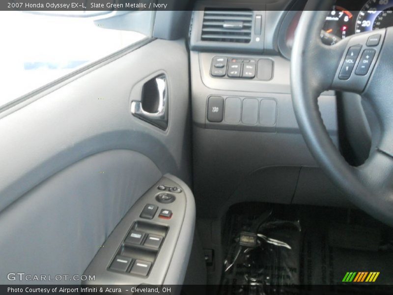 Slate Green Metallic / Ivory 2007 Honda Odyssey EX-L