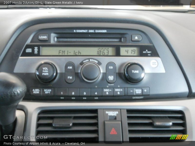 Slate Green Metallic / Ivory 2007 Honda Odyssey EX-L