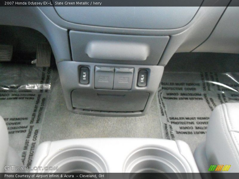 Slate Green Metallic / Ivory 2007 Honda Odyssey EX-L