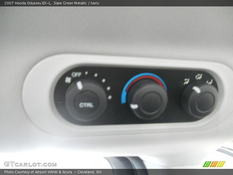 Slate Green Metallic / Ivory 2007 Honda Odyssey EX-L