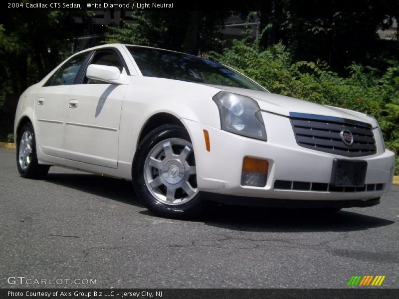 White Diamond / Light Neutral 2004 Cadillac CTS Sedan