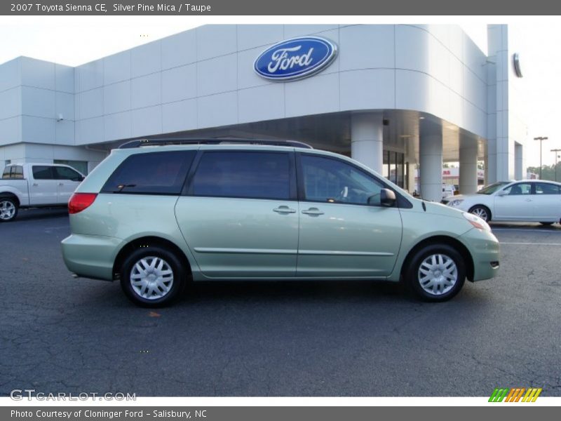 Silver Pine Mica / Taupe 2007 Toyota Sienna CE