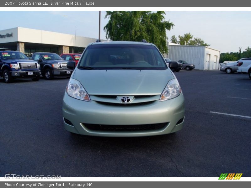Silver Pine Mica / Taupe 2007 Toyota Sienna CE