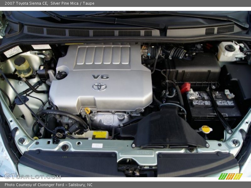 Silver Pine Mica / Taupe 2007 Toyota Sienna CE