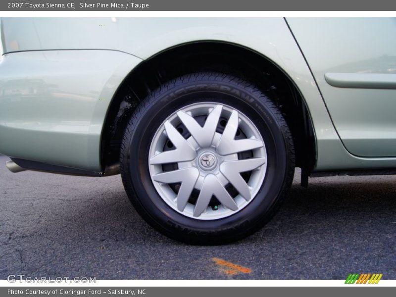 Silver Pine Mica / Taupe 2007 Toyota Sienna CE