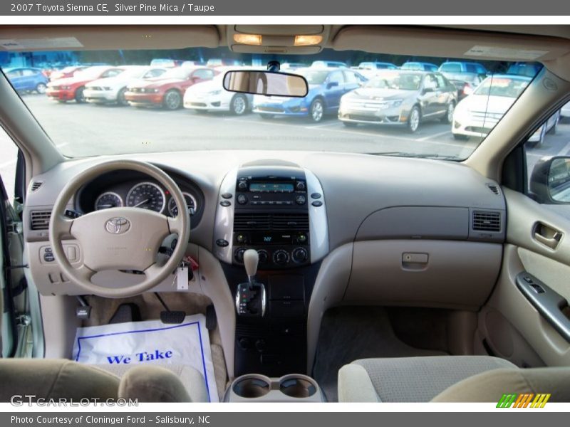 Silver Pine Mica / Taupe 2007 Toyota Sienna CE