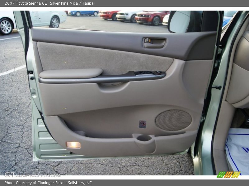 Silver Pine Mica / Taupe 2007 Toyota Sienna CE