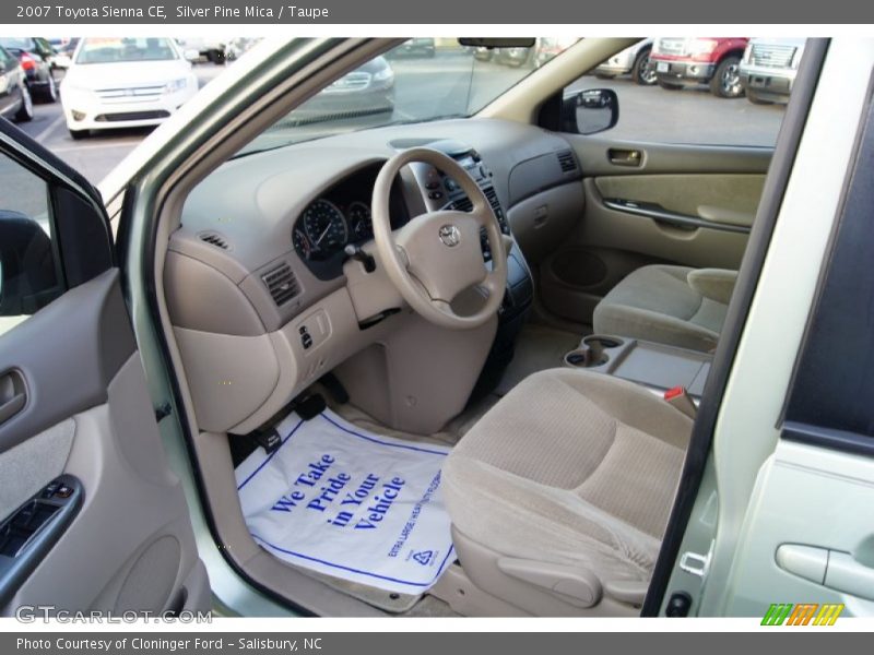 Silver Pine Mica / Taupe 2007 Toyota Sienna CE