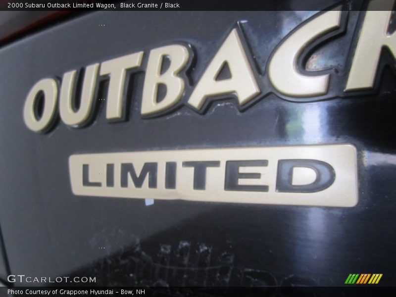 Black Granite / Black 2000 Subaru Outback Limited Wagon