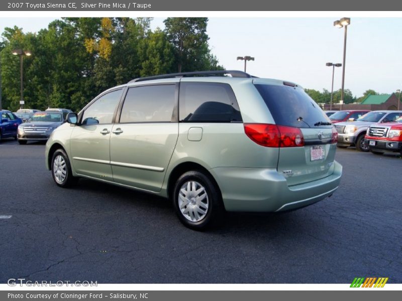 Silver Pine Mica / Taupe 2007 Toyota Sienna CE