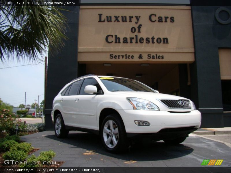 Crystal White / Ivory 2008 Lexus RX 350