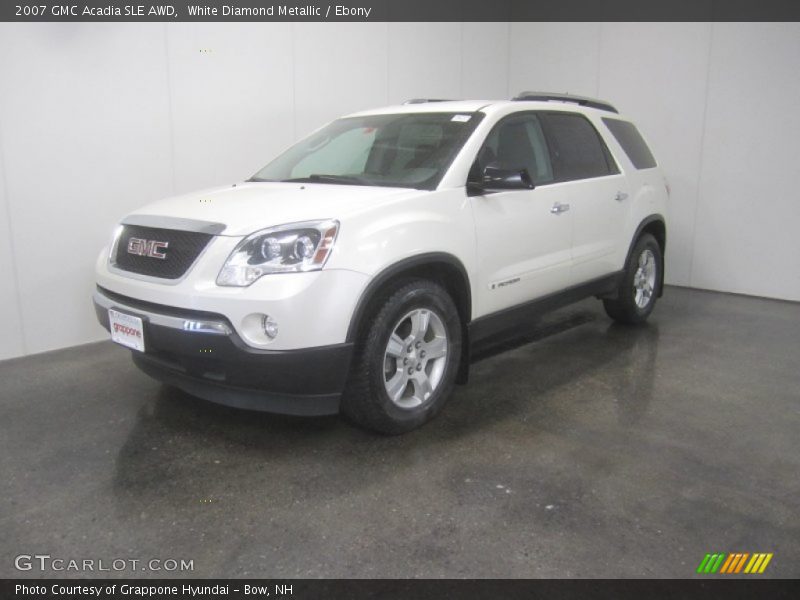 White Diamond Metallic / Ebony 2007 GMC Acadia SLE AWD