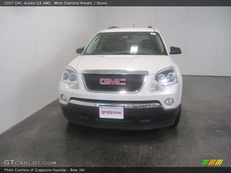 White Diamond Metallic / Ebony 2007 GMC Acadia SLE AWD