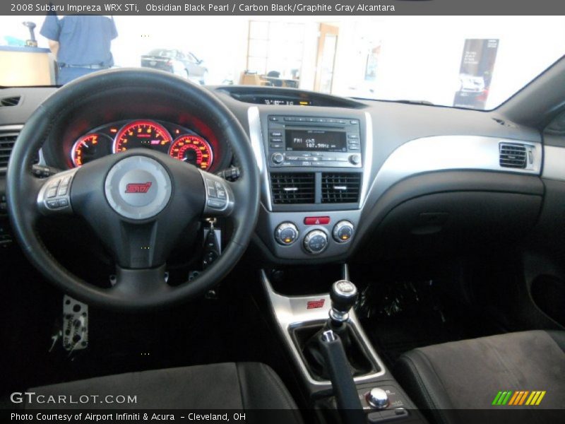 Dashboard of 2008 Impreza WRX STi