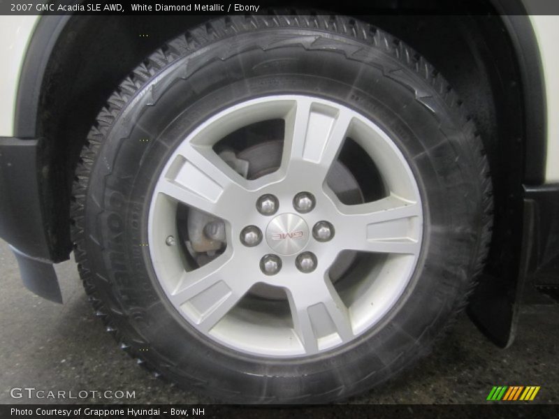 White Diamond Metallic / Ebony 2007 GMC Acadia SLE AWD