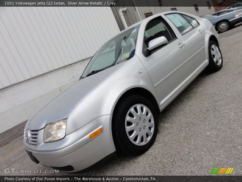 Silver Arrow Metallic / Grey 2001 Volkswagen Jetta GLS Sedan