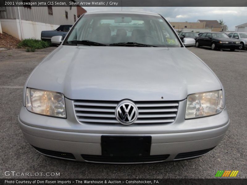 Silver Arrow Metallic / Grey 2001 Volkswagen Jetta GLS Sedan