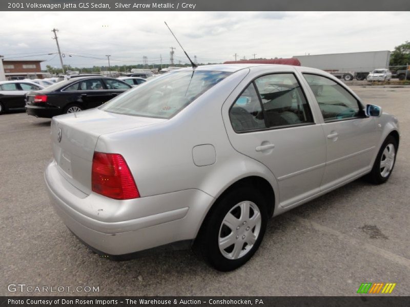 Silver Arrow Metallic / Grey 2001 Volkswagen Jetta GLS Sedan