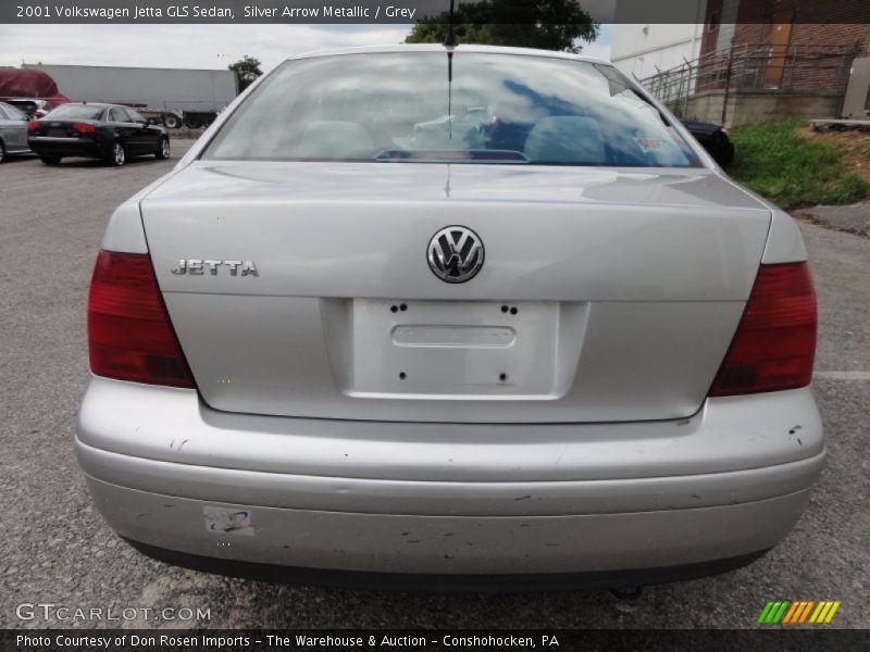 Silver Arrow Metallic / Grey 2001 Volkswagen Jetta GLS Sedan