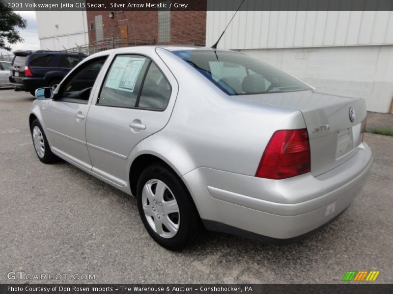 Silver Arrow Metallic / Grey 2001 Volkswagen Jetta GLS Sedan