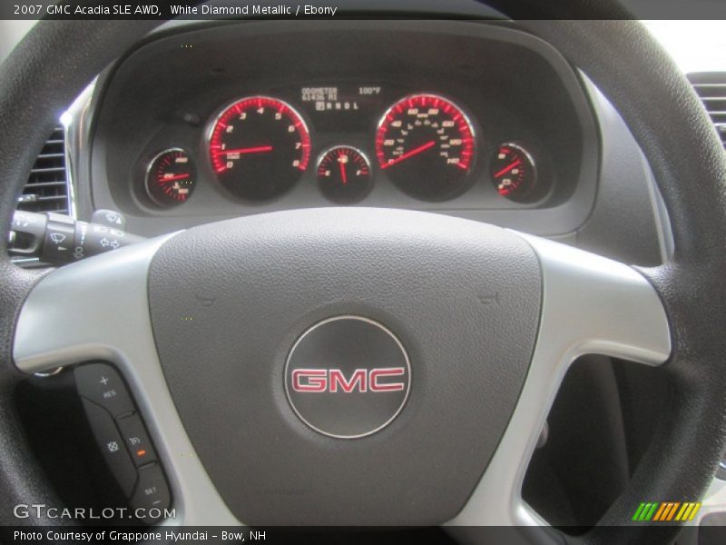 White Diamond Metallic / Ebony 2007 GMC Acadia SLE AWD