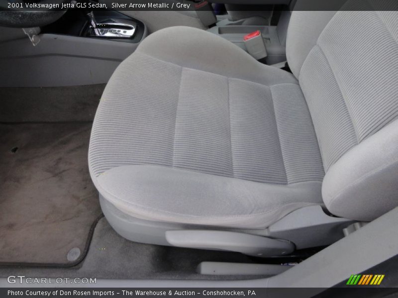 Silver Arrow Metallic / Grey 2001 Volkswagen Jetta GLS Sedan