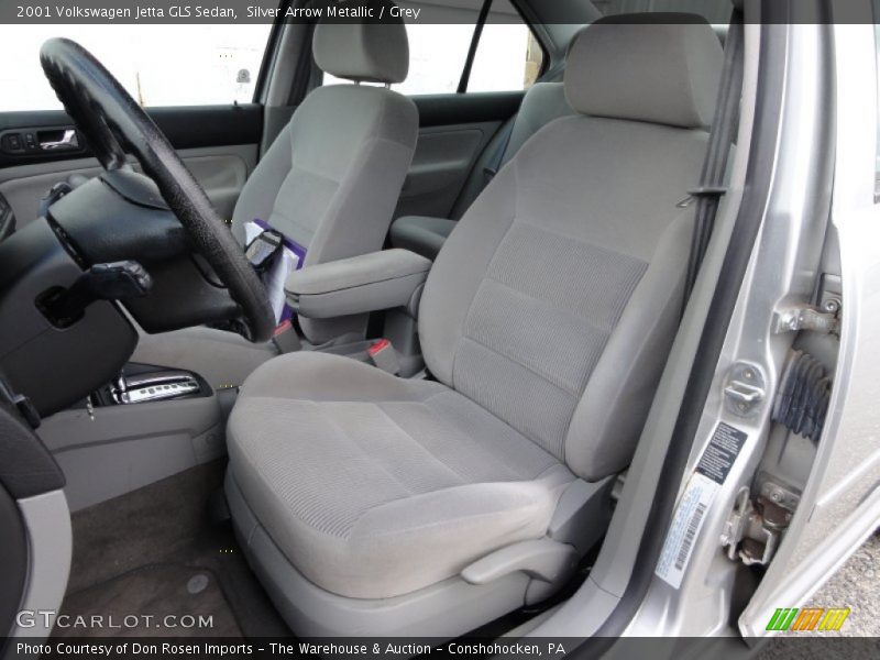 Silver Arrow Metallic / Grey 2001 Volkswagen Jetta GLS Sedan