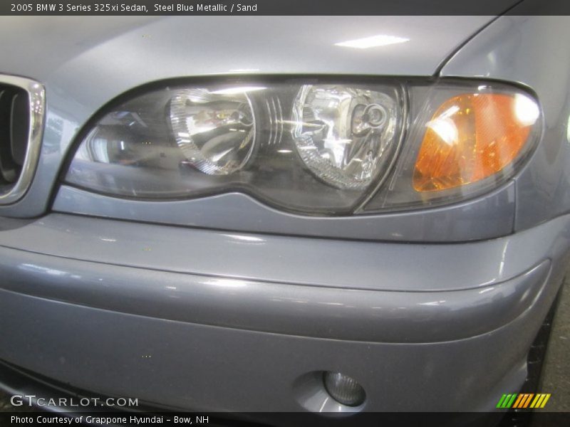 Steel Blue Metallic / Sand 2005 BMW 3 Series 325xi Sedan