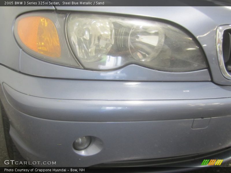 Steel Blue Metallic / Sand 2005 BMW 3 Series 325xi Sedan