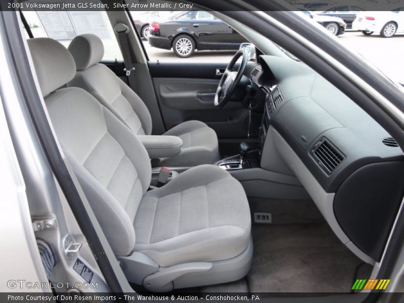 Silver Arrow Metallic / Grey 2001 Volkswagen Jetta GLS Sedan
